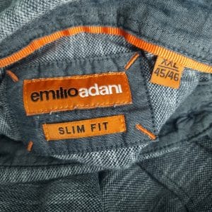 Košulja Emilio Adani, vel. XXL/45-46, slim fit - Slika 6