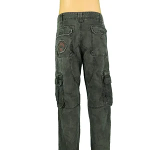 Pantalone Angelo Litrico, džeparice, cargo - Slika 3
