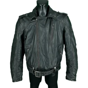 Moto jakna Spirit, Vel. 3XL/60/62, kožna
