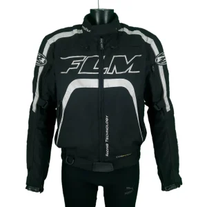 Moto jakna FLM, Vel. M/38/40, racing, cordura