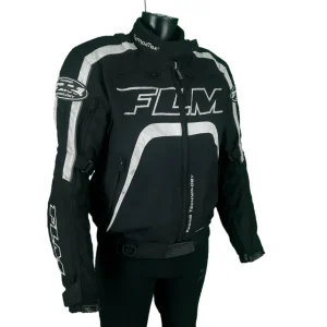 Moto jakna FLM, racing, cordura - Slika 2