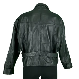 Moto jakna kožna, bomber - Slika 3