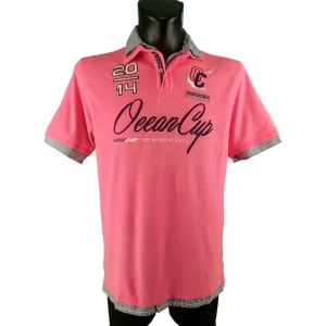 Majica Nils Sundström, polo, roze - Slika 2