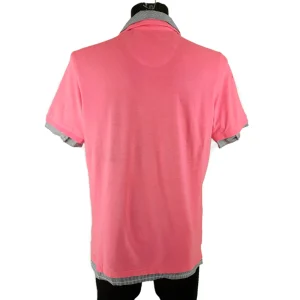 Majica Nils Sundström, polo, roze - Slika 4