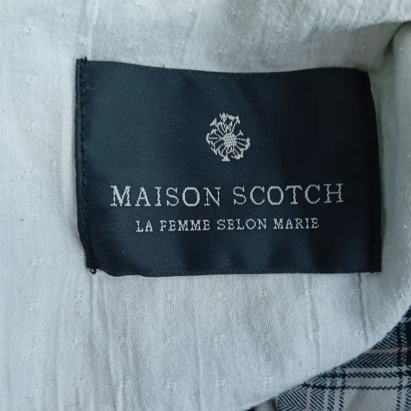 Haljina Maison Scotch karo dezen 3 Haljina Maison Scotch karo dezen — etiketa-brend