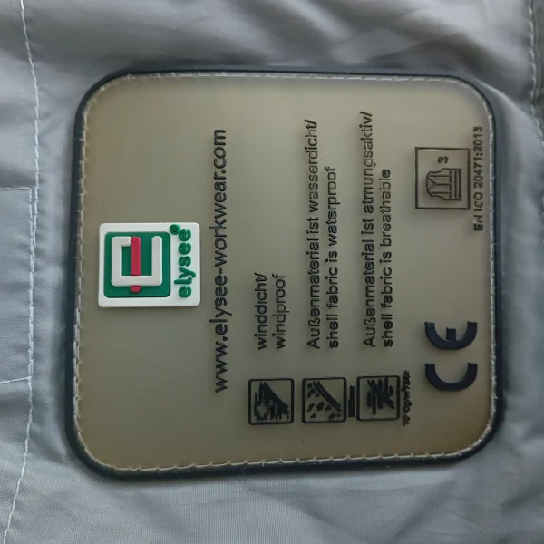 Radna jakna elysee zimska sa postavom — detalj