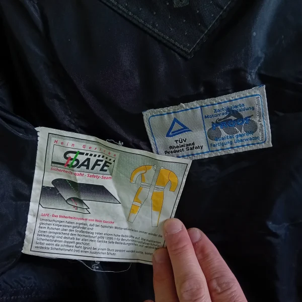 Moto jakna Hein Gericke, kožna — etiketa-brend